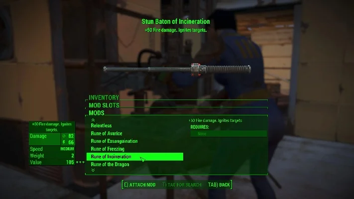 辐射4武器伤害提升攻略：Mod改造附魔技能全面解析