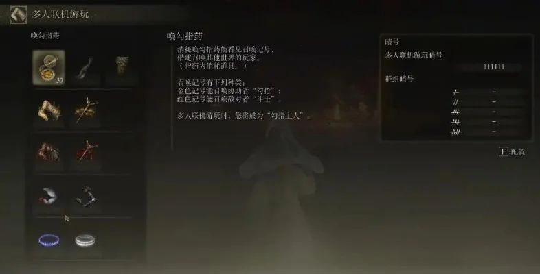 艾尔登法环攻略：好友协助召唤方法及建议